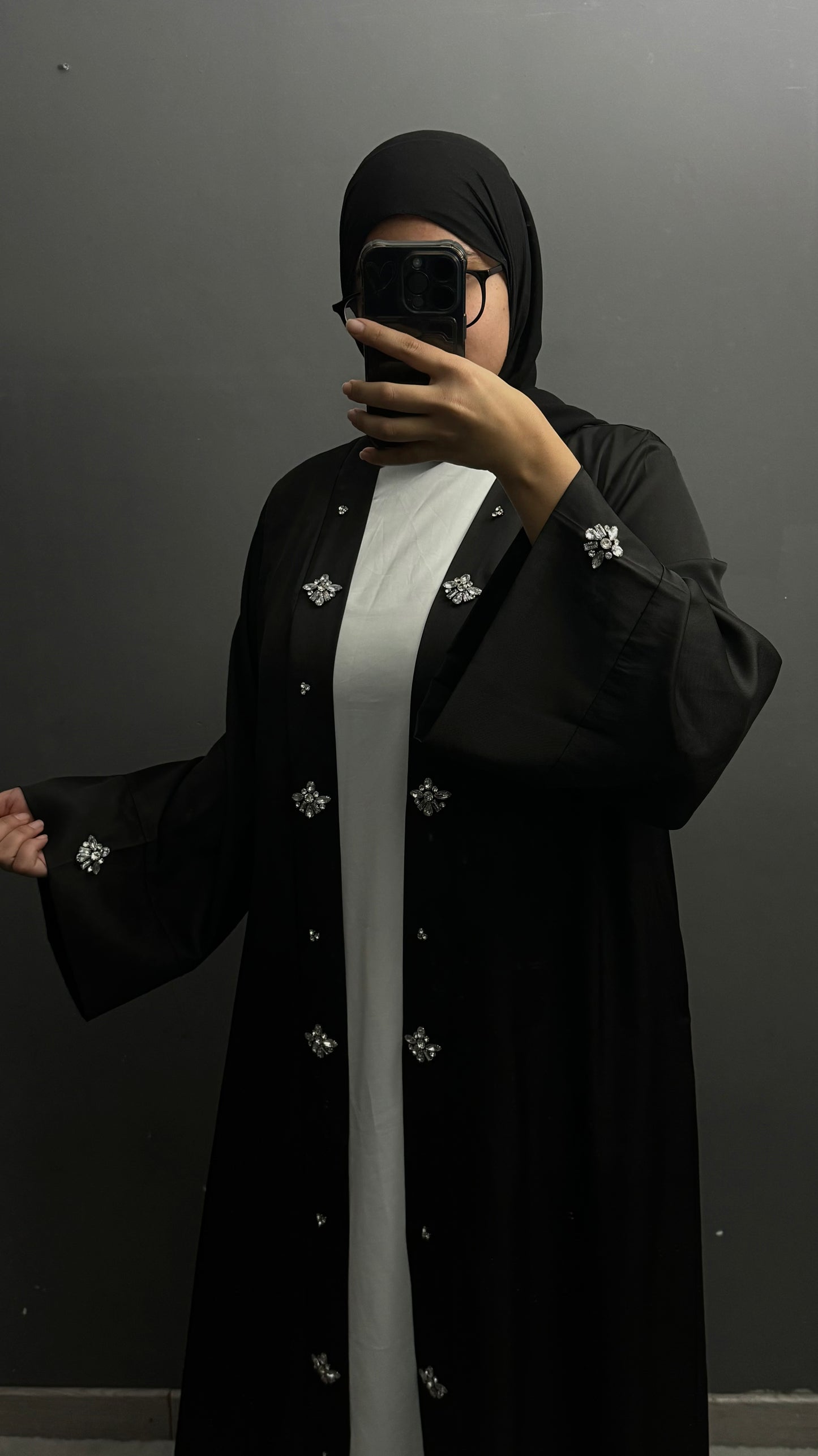 Abaya Salwa Noir