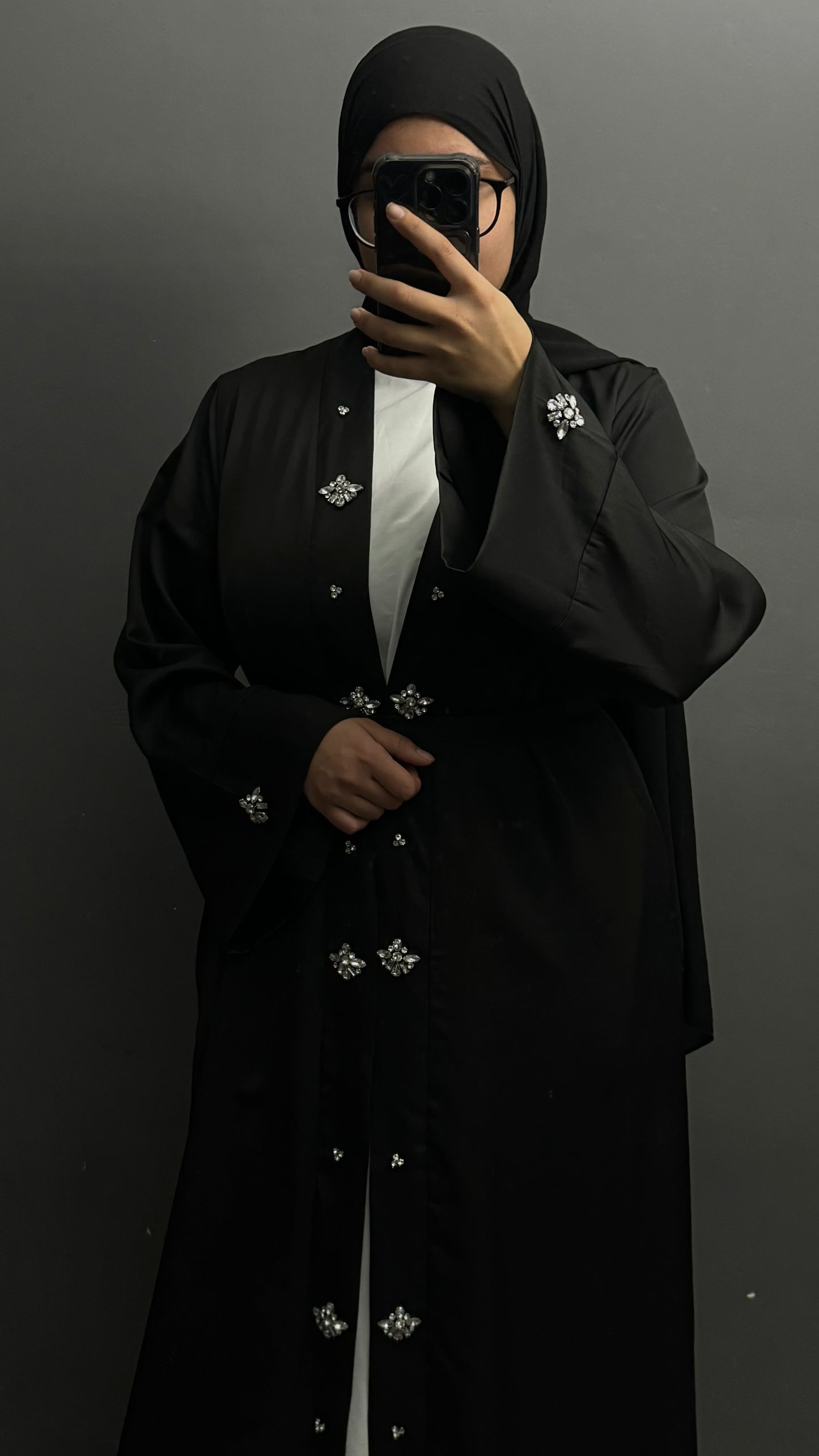 Abaya Salwa Noir
