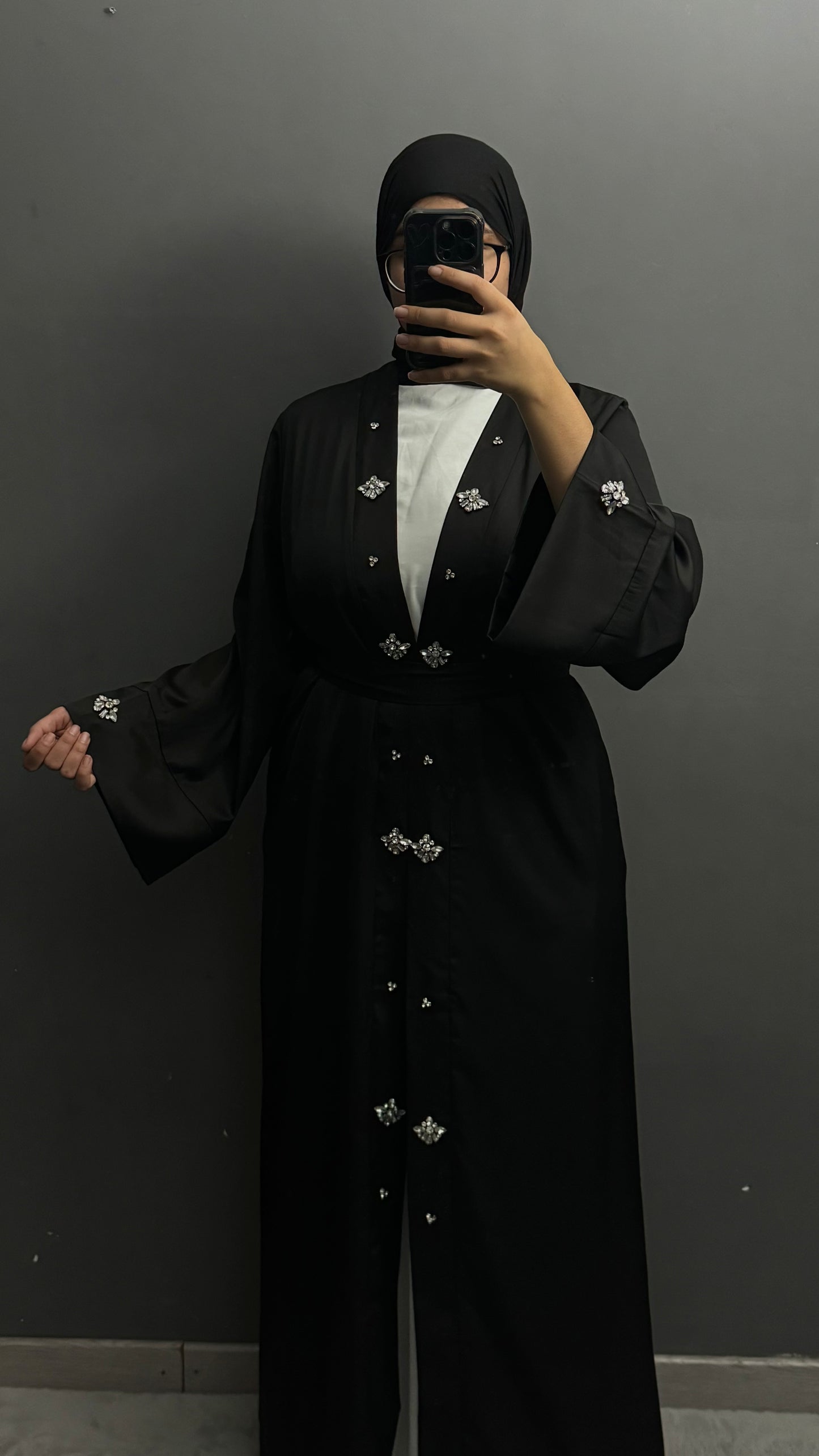 Abaya Salwa Noir