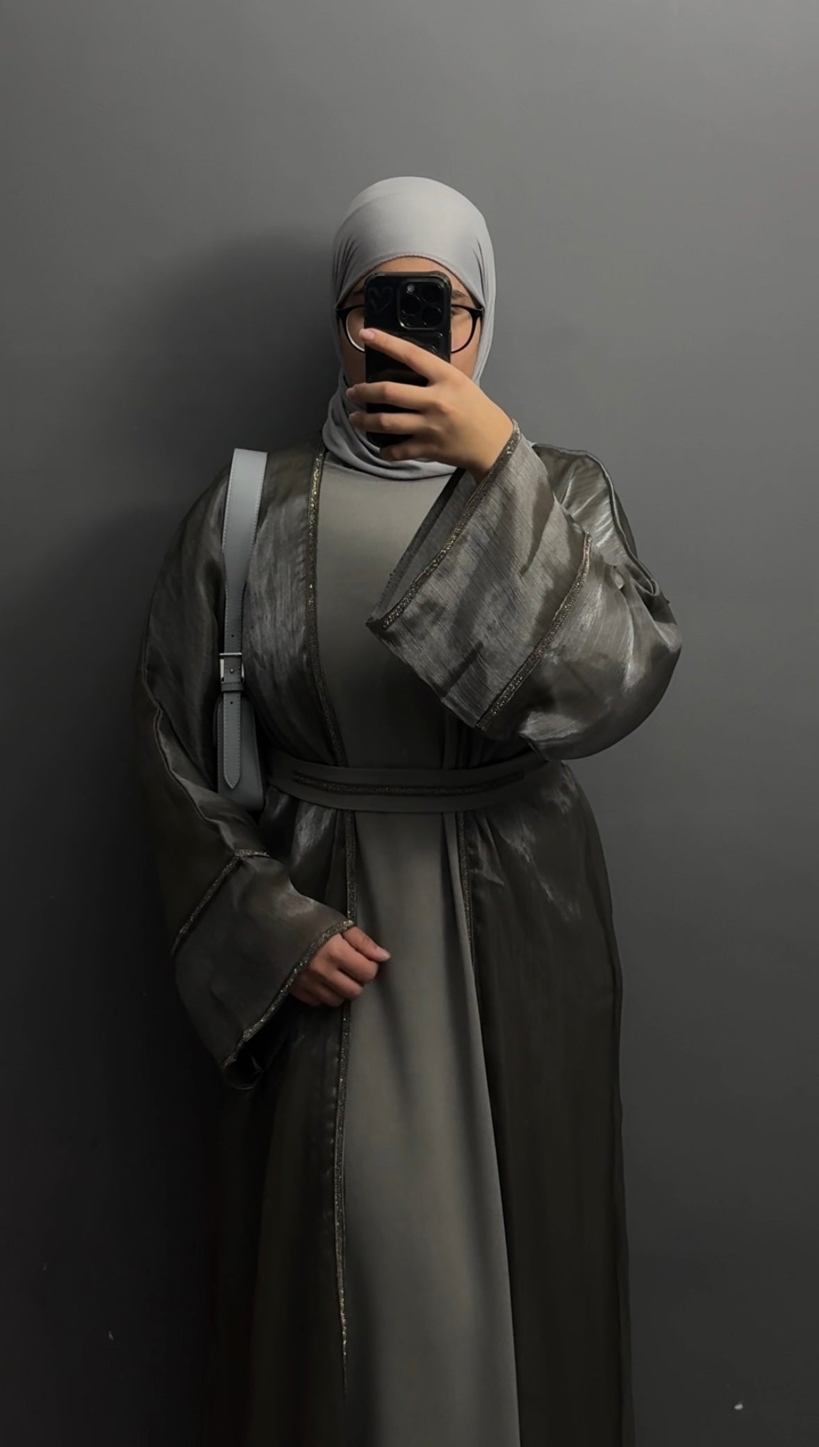 Ensemble Intissar Gris